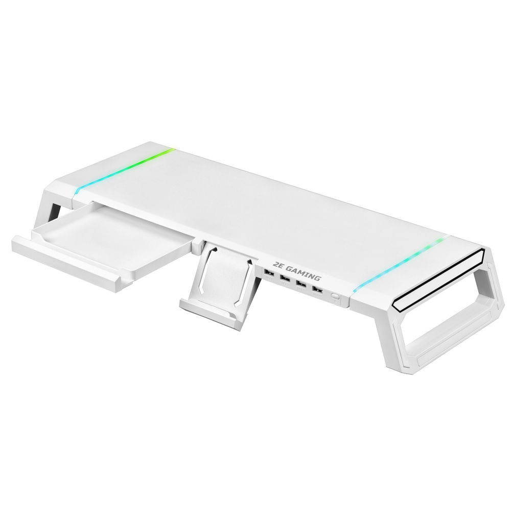 2E CPG 007, Gaming Monitor stand, Max 29", White