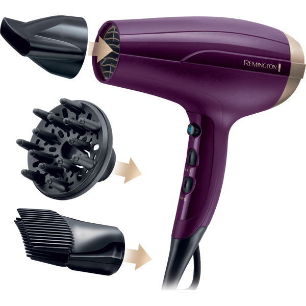 თმის საშრობი Remington D5219, 2300W, Hair Dryer, Violet