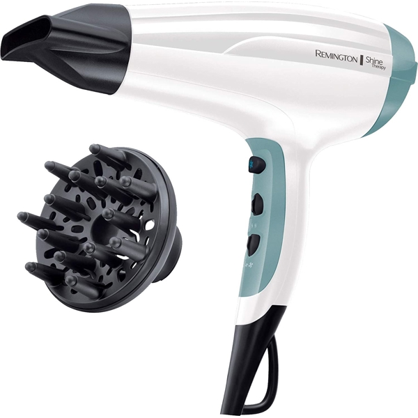 თმის საშრობი Remington D5216, 2300W, Hair Dryer, White/Blue