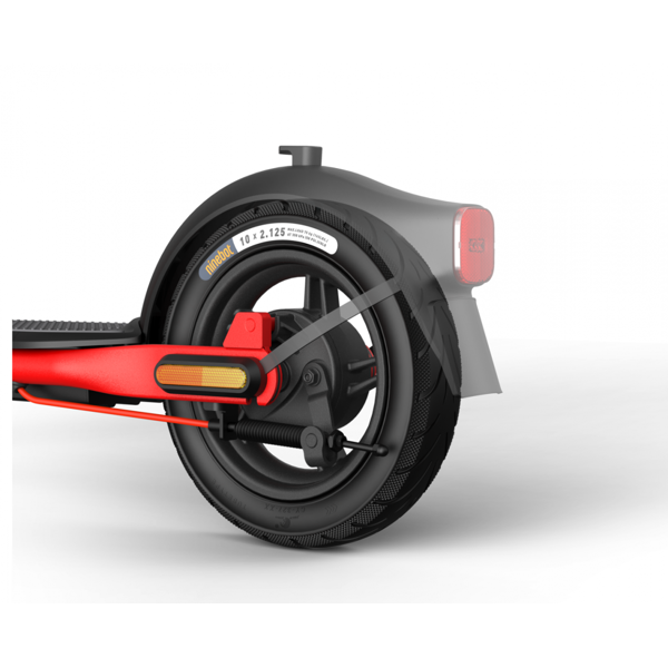 Segway Ninebot D18E, 250W, Electric Scooter, Black/Red