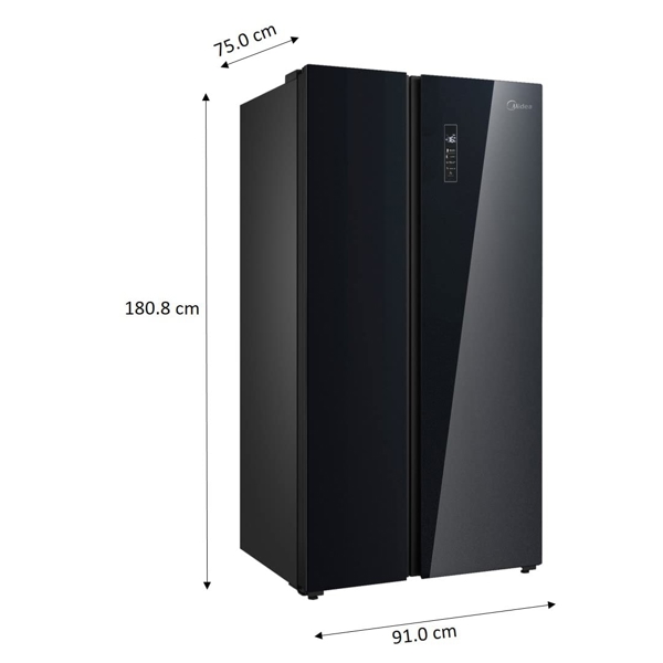 მაცივარი Toshiba GR-RS780WE-PGS(22), 545L, A+, No Frost, Inverter, Refrigerator, Black