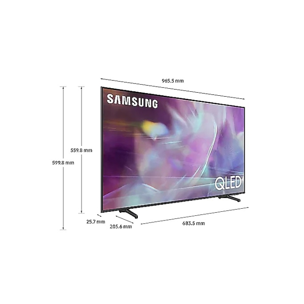 ტელევიზორი Samsung QE55Q60AAUXXH, 55", 4K UHD, Smart TV, HDMI, USB, Wifi, Black