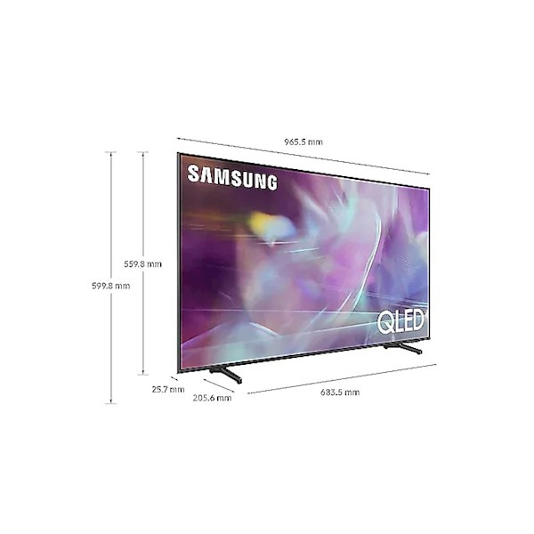 ტელევიზორი Samsung QE50Q67AAUXXH, 50", 4K UHD, Smart TV, HDMI, USB, Wifi, Black