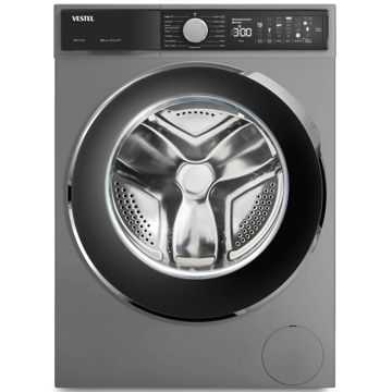 სარეცხი მაქნაქანა Vestel WB9B14T3DS, 9KG, A+++, 1400Rpm, 75Db, Washing Machine, Grey