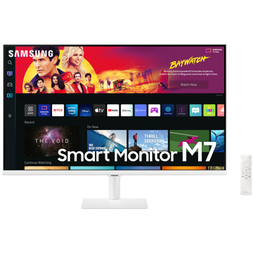 მონიტორი Samsung LS32BM703UIXCI 32", Smart Monitor, 4K UHD, HDMI, USB C, White