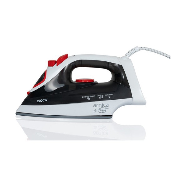 ორთქლის უთო Arnica UT61026, 2000W, 300ML, Steam Iron, Black/White