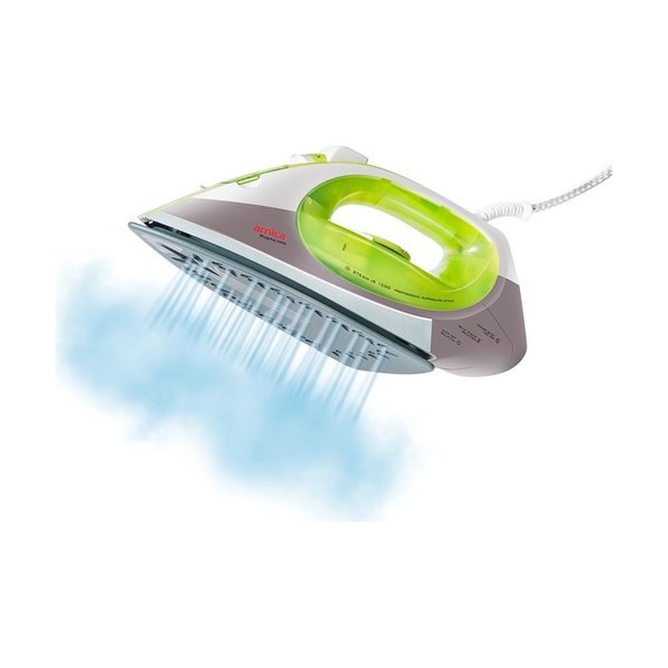 ორთქლის უთო Arnica UT62060, 2600W, 330ML, Steam Iron, White/Green