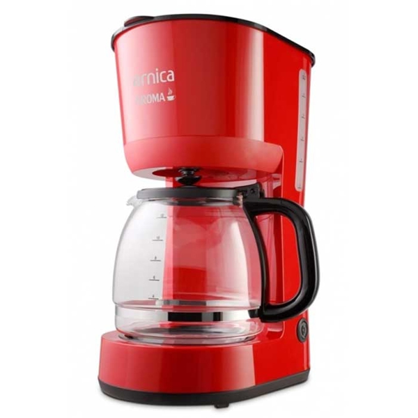 Arnica IH320130, 900W, 1.5L, Coffee Machine, Red