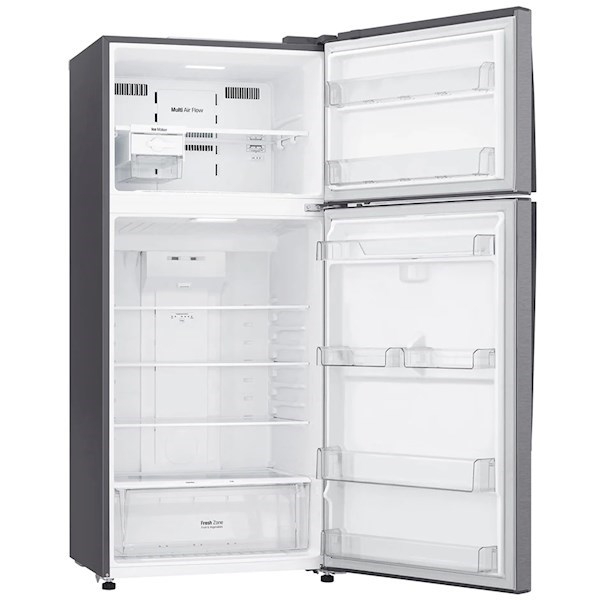 მაცივარი LG GTBV36PZGKD, 395L, E, No Frost, Inverter, Refrigerator, Grey