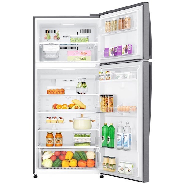 მაცივარი LG GTBV36PZGKD, 395L, E, No Frost, Inverter, Refrigerator, Grey