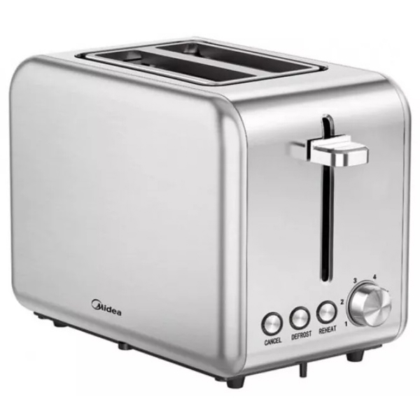 ტოსტერი Midea MT-RS2L17W2SS, 950W, Toaster, Grey