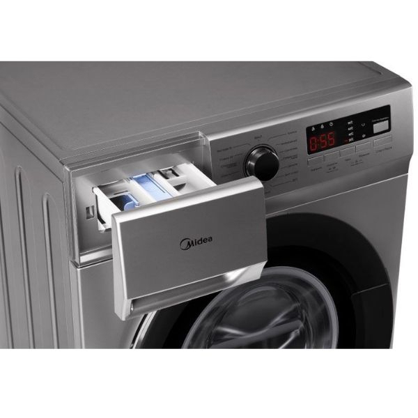 სარეცხი მანქანა Midea MFN03W60/S, 6Kg, A+, 1000Rpm, 79Db, Washing Machine, Silver