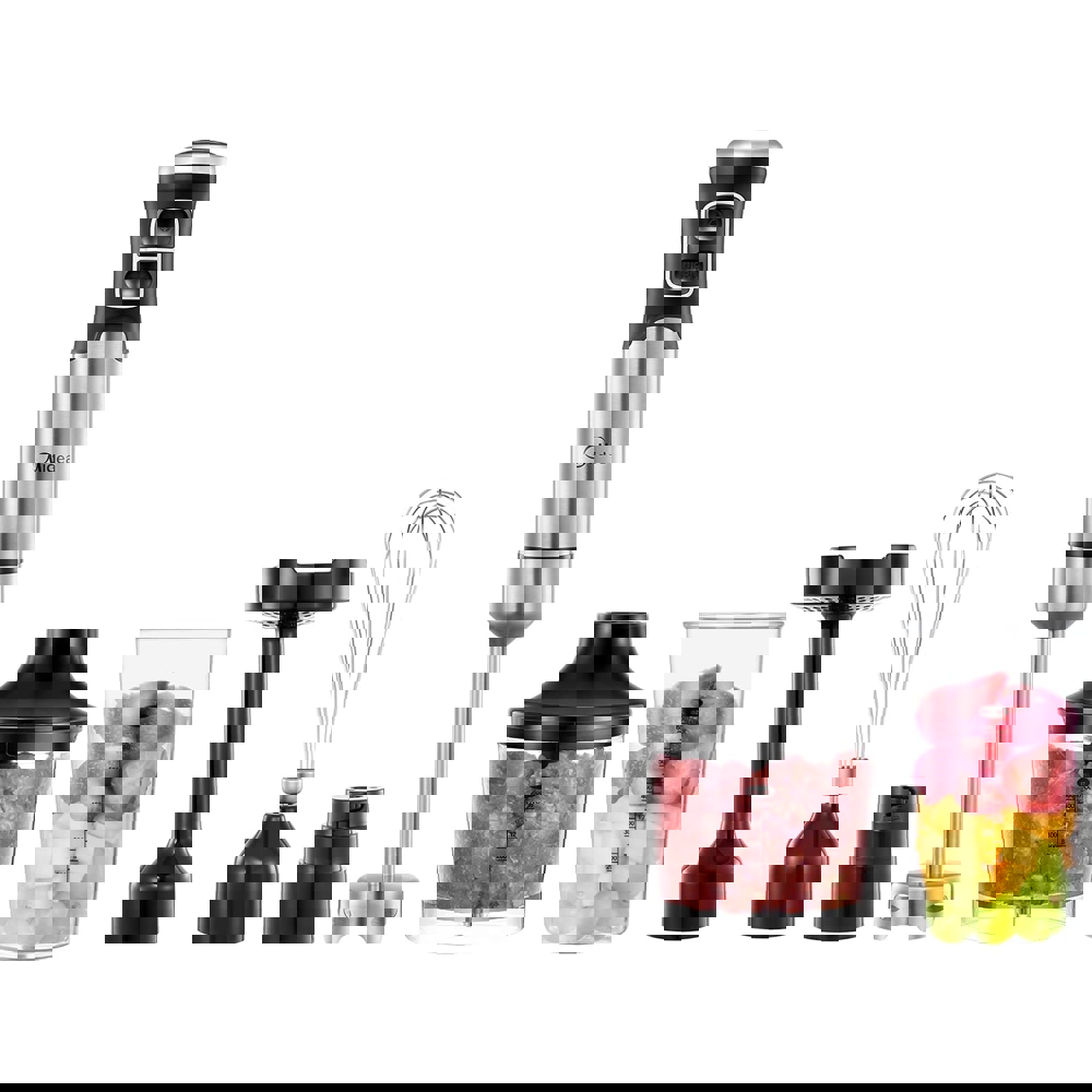 ხელის ბლენდერი Midea MJ-BH1001W, 1000W, 0.5L, Hand Blender, Silver