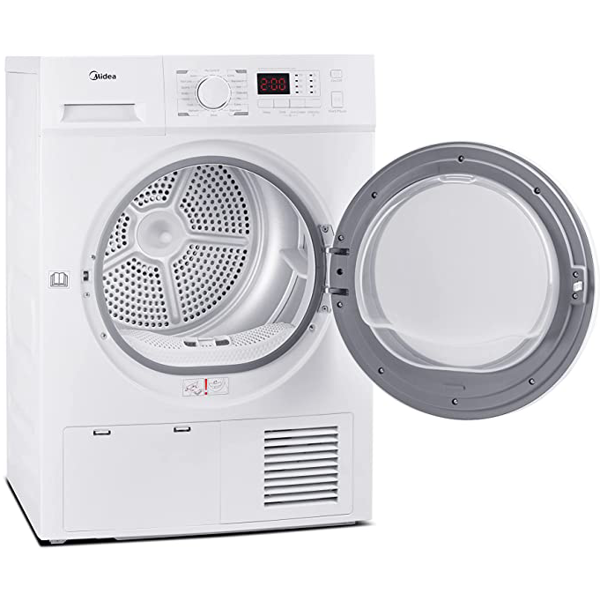 საშრობი მანქანა Midea MDG09C80/W, 8Kg, B, 2200Rpm, 69Db, Washing Machine, White