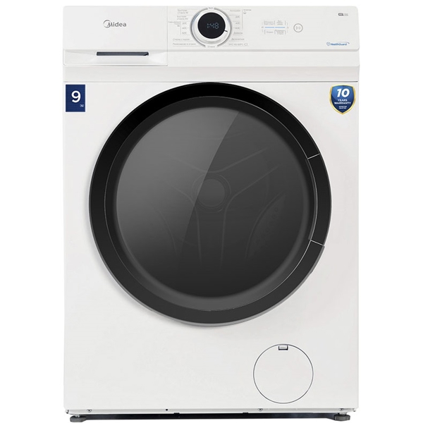 სარეცხი მანქანა Midea MF100W90B/W, 9Kg, A, 1400Rpm, 69Db, Washing Machine, White