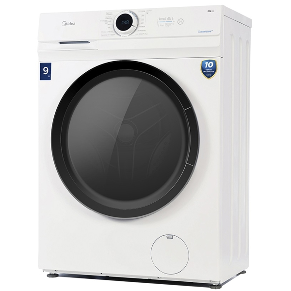 სარეცხი მანქანა Midea MF100W90B/W, 9Kg, A, 1400Rpm, 69Db, Washing Machine, White