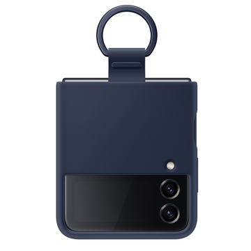 მობილურის ქეისი Samsung EF-PF721TNEGRU Z Flip 4 Silicone Cover With Ring Navy