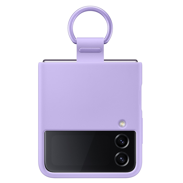 მობილურის ქეისი Samsung EF-PF721TVEGRU Z Flip 4 Silicone Cover With Ring Lavender 