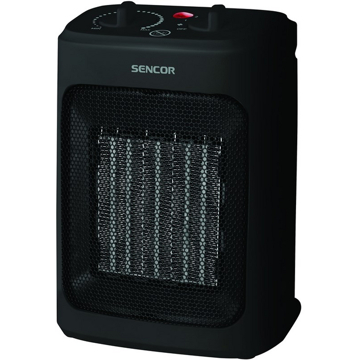 თბოვენტილატორი Sencor SFH 7601BK, 55W, Fan, Black/Silver