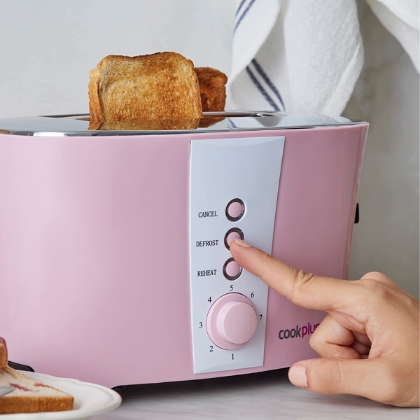 ტოსტერი Karaca Cookplus Rosa, Toaster, 800W, Pink