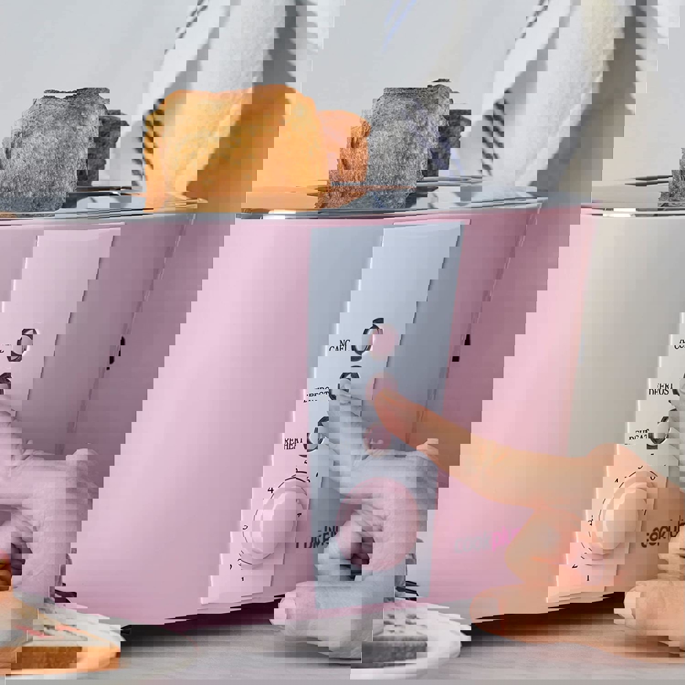 ტოსტერი Karaca Cookplus Rosa, Toaster, 800W, Pink