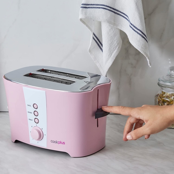 ტოსტერი Karaca Cookplus Rosa, Toaster, 800W, Pink