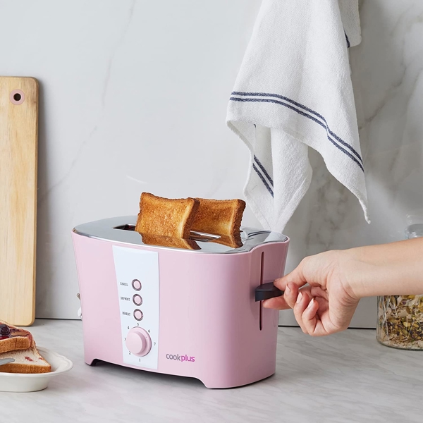 ტოსტერი Karaca Cookplus Rosa, Toaster, 800W, Pink