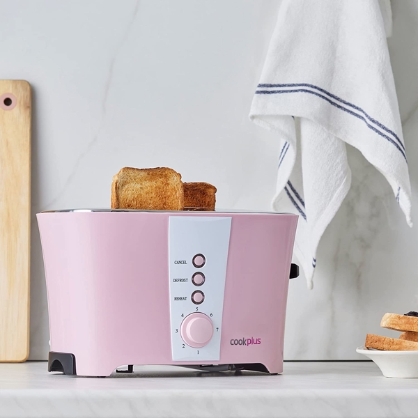 ტოსტერი Karaca Cookplus Rosa, Toaster, 800W, Pink