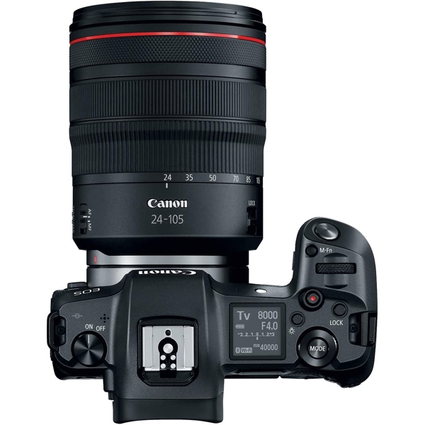 ციფრული ფოტოაპარატი Canon EOS R 24 3075C129AA, 30Mp, GPS, Wifi, USB, HDMI, Black