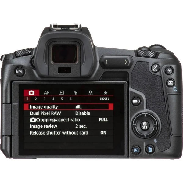 ციფრული ფოტოაპარატი Canon EOS R 3075C065AA, 30Mp, Bluetooth, GPS, Wifi, USB, HDMI, Black