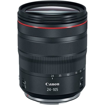 ფოტოაპარატის ლინზა Canon RF 2963C005AA, RF24-105mm, f/4L USM, Black