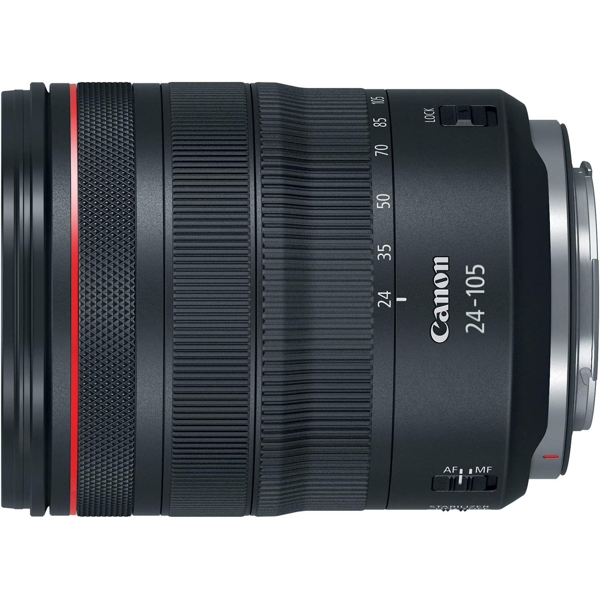 ფოტოაპარატის ლინზა Canon RF 2963C005AA, RF24-105mm, f/4L USM, Black