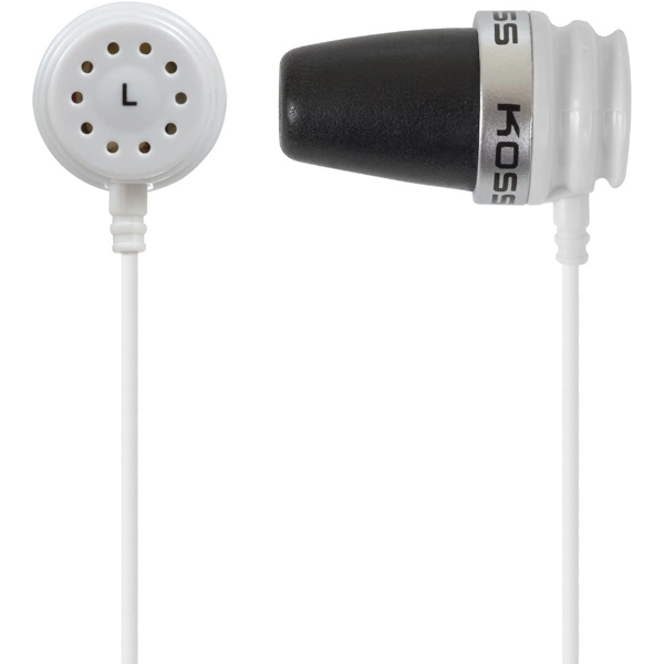 ყურსასმენი Koss 194788.101, Wired, In-ear Headphones, 3.5mm, White