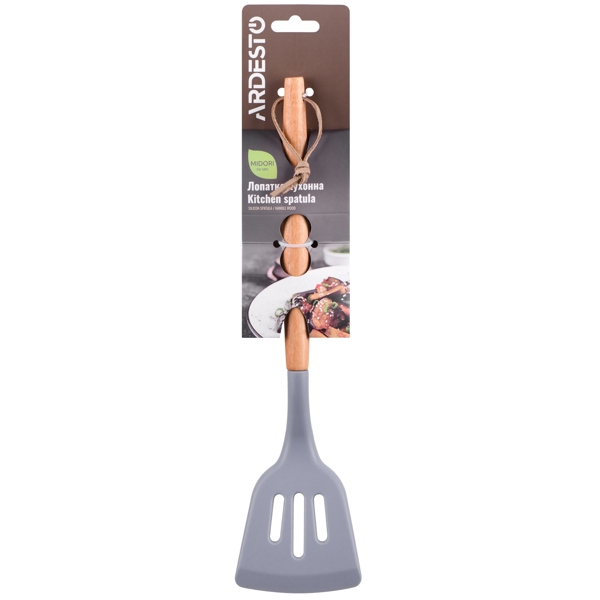 სილიკონის სპატულა Ardesto AR3016GB, Kitchen Spatula, Brown