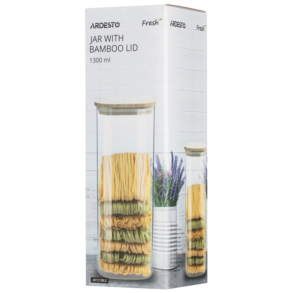 ქილა Ardesto AR1313BLS, 1.3L, 1Pcs, Transparent