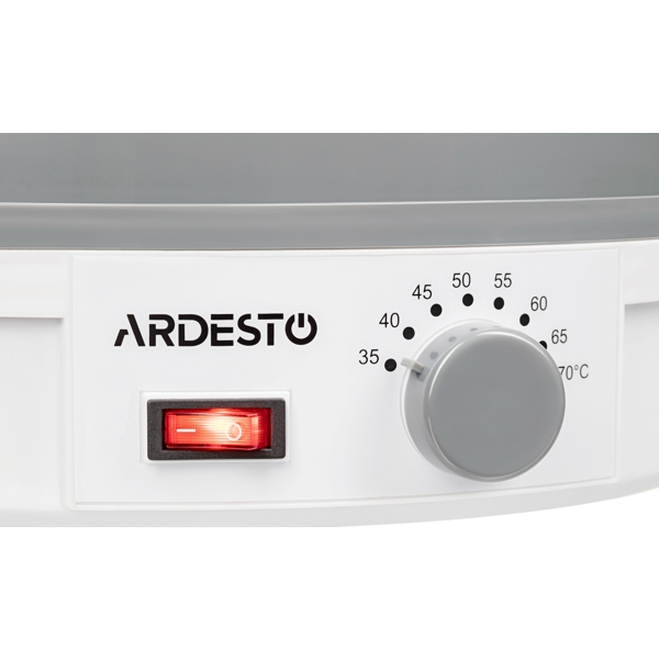 ჩირის აპარატი Ardesto FDB-5321T, 245W, White/Grey