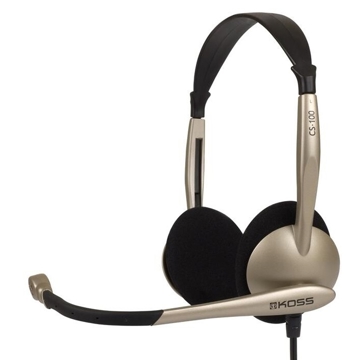 ყურსასმენი Koss 194811.101, Wired, Headset Headphones, 2x3.5mm, Cream