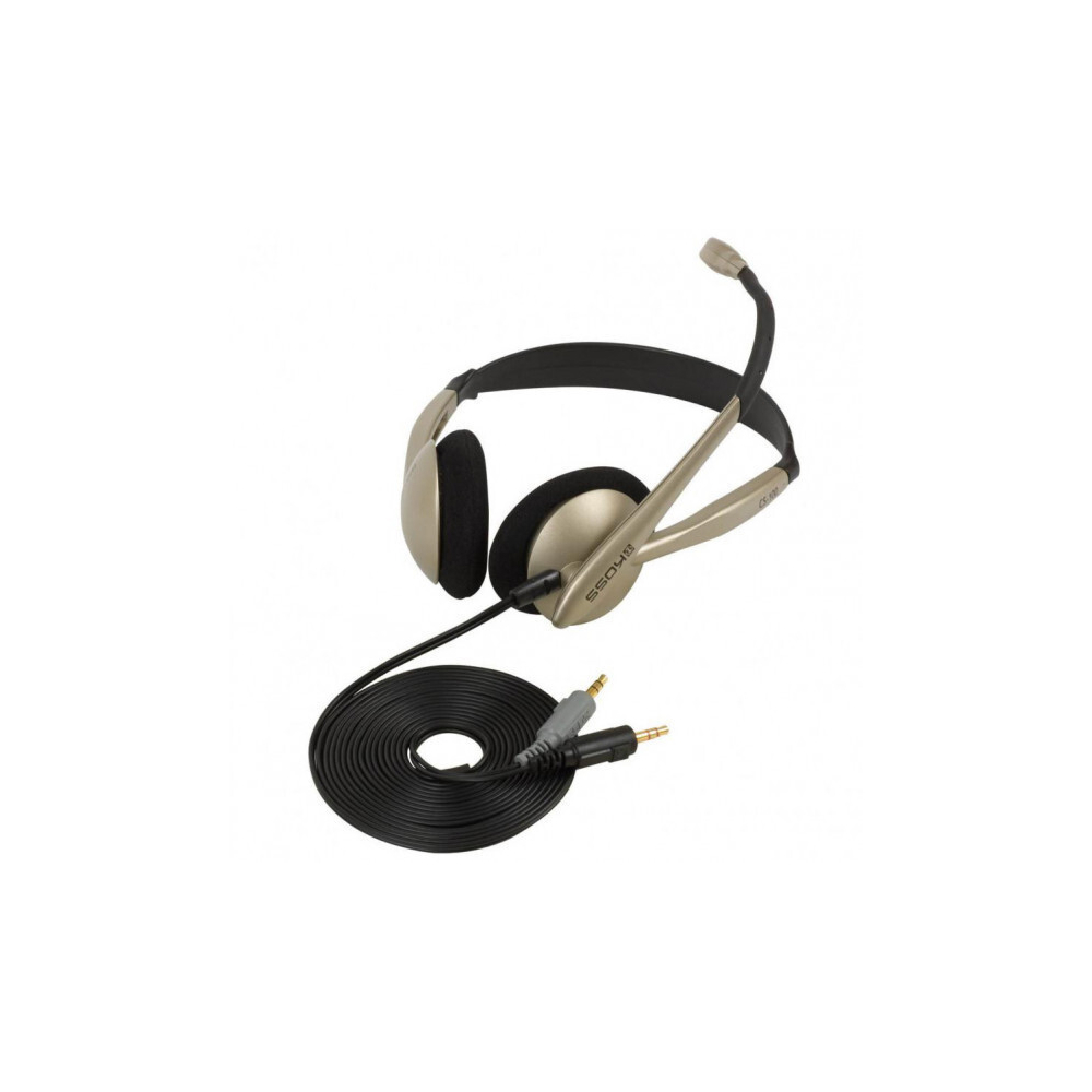 ყურსასმენი Koss 194811.101, Wired, Headset Headphones, 2x3.5mm, Cream