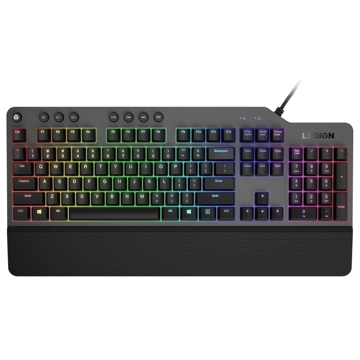 კლავიატურა Lenovo GY40T26479 Legion K500, Wired, RGB, USB, Keyboard, Black