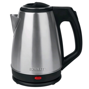 ელექტრო ჩაიდანი Scarlett SC-EK21S25, 1350W, 1.5L, Electric Kettle, Silver/Black