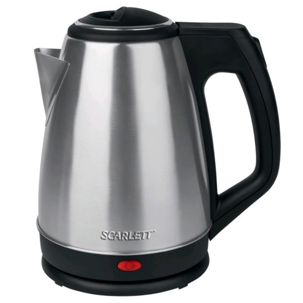 ელექტრო ჩაიდანი Scarlett SC-EK21S25, 1350W, 1.5L, Electric Kettle, Silver/Black