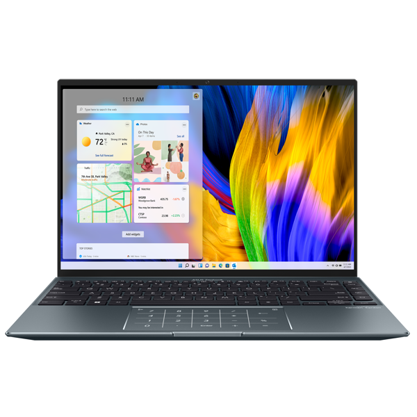 ნოუთბუქი Asus UX5401EA-L7111 Zenbook 14", i5-1135G7, 16GB, 512GB SSD, Integrated, Grey