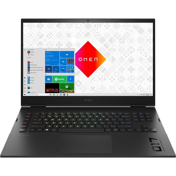 ნოუთბუქი HP 63Z38EA Omen 17, 17.3", i5-11400H, 16GB, 512GB SSD, RTX3060 6GB, W11H, Shadow Black