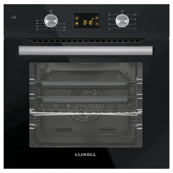 ჩასაშენებელი ელექტრო ღუმელი Luxell B66-SGF3B DDT, 54L, A, Built-In, Black