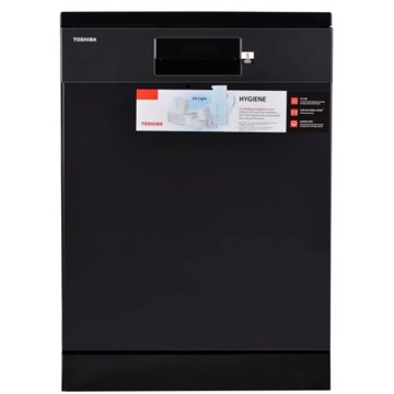 ჭურჭლის სარეცხი მანქანა Toshiba DW-15F3CIS(BS)-GE, A++, 44 Db, Dishwasher, Black