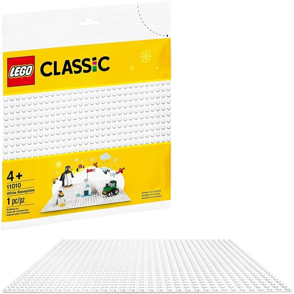 ასაწყობი კონსტრუქცია Lego 11010 Classic Baseplate White