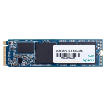 მყარი დისკი Apacer SSD 1TB M.2 2280 AS2280P4, NVMe PCIe Gen 3.0 x4