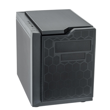 ქეისი Chieftec CI-01B-OP, Computer Case, Micro-ATX, USB 2.0, 2xUSB 3.0, Black