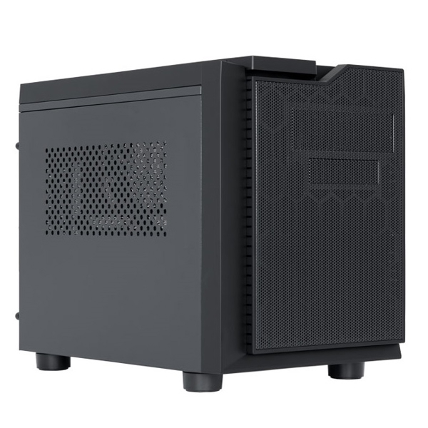 ქეისი Chieftec CI-01B-OP, Computer Case, Micro-ATX, USB 2.0, 2xUSB 3.0, Black