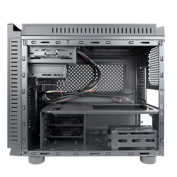 ქეისი Chieftec CI-01B-OP, Computer Case, Micro-ATX, USB 2.0, 2xUSB 3.0, Black